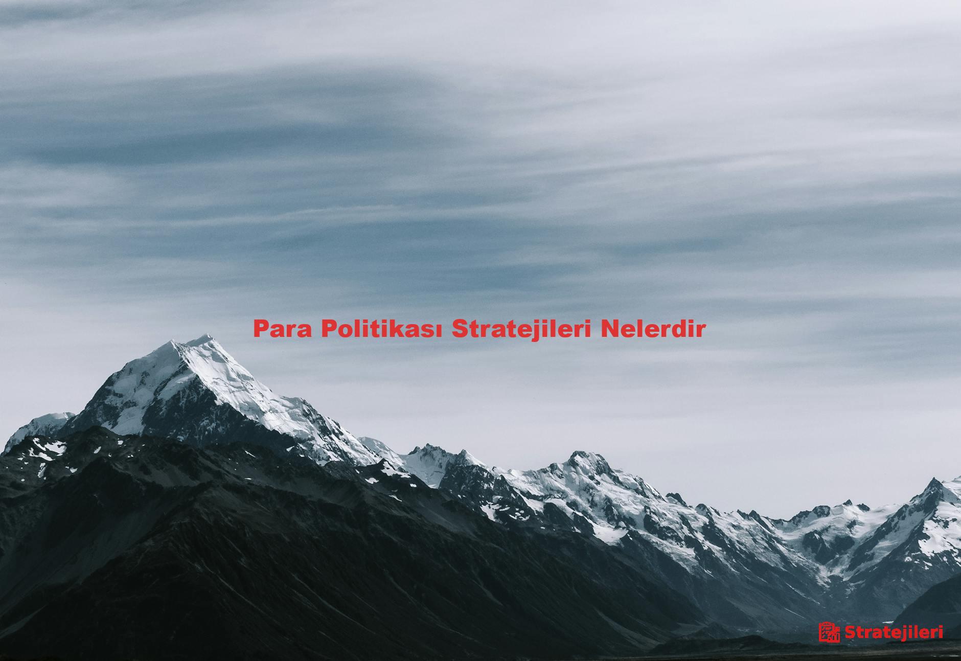 Para Politikası Stratejileri Nelerdir