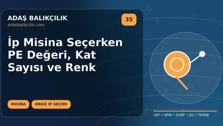 İp Misina Seçerken PE Değeri, Kat Sayısı ve Renk