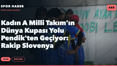 Kadın A Milli Takım’ın Dünya Kupası Yolu Pendik’ten Geçiyor: Rakip Slovenya